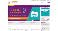 Desktop Screenshot of luminusfinancial.com